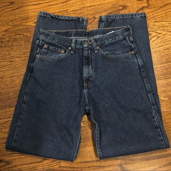 WRANGLER Mens Relaxed Fit Straight Leg Denim Jeans 31x34 NWT - Picture 3 of 7